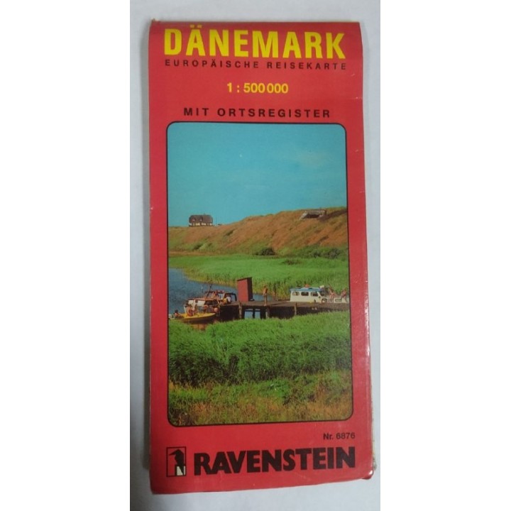 Danemark Europaische Reisekarte